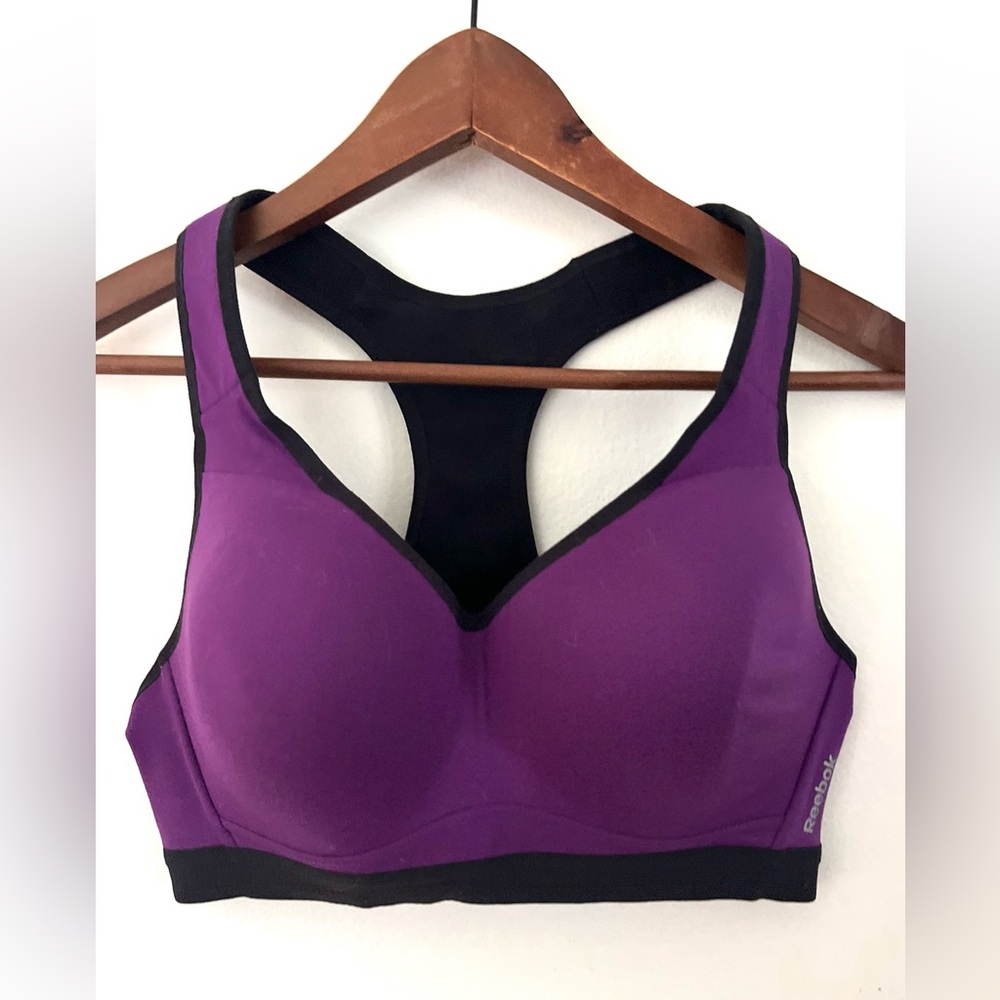 Reebok Women's Vibrant Purple Sports Bra
